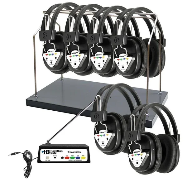 HamiltonBuhl Wireless 6 Person Listening Center - HH/W906-MULTI