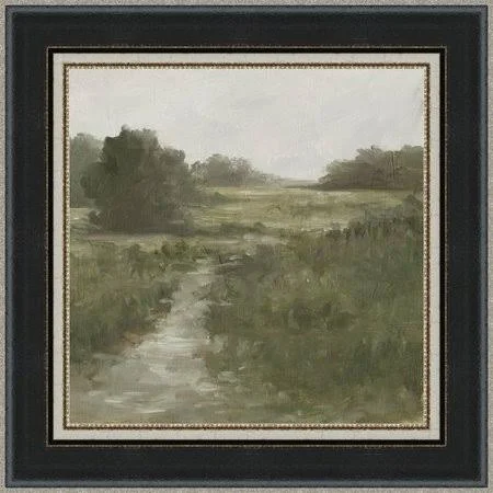Ashton Wall D閏or Llc Tranquil Fen I Framed Painting Print