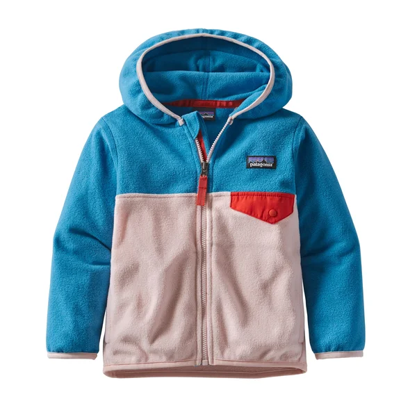 Patagonia Baby Micro D Snap-T Jacket Seafan Pink - 3T