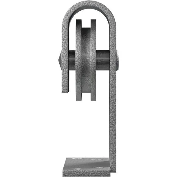 Premium J-Top Mount Roller Hanger w/ Bolts for Barn Door for 1 3/8x22 to 2 1/4x22 Doors - PC Chrome