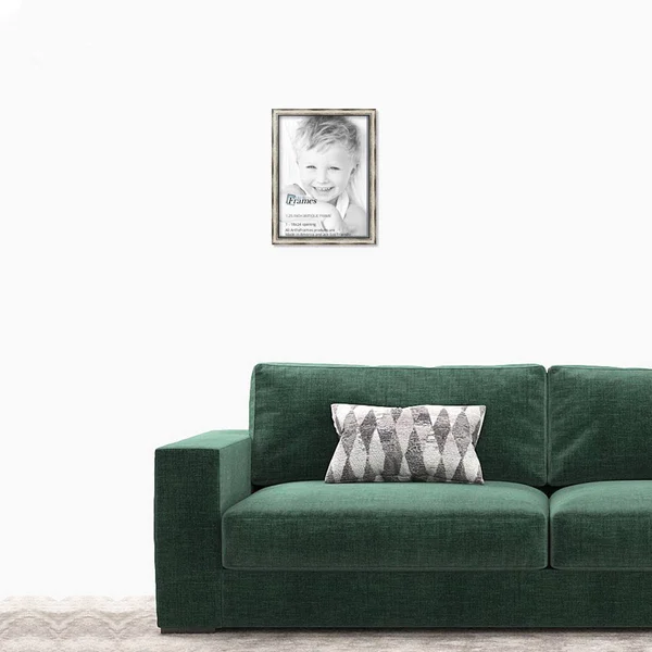 18x24 Antique Silver Panel Wood Picture Poster Frame for 24x18 Photo WOM-D8981-18x24 by ArtToFrames