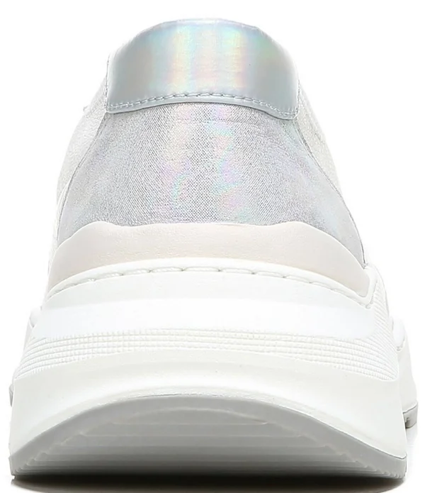 27 Edit Bev Sneaker Shoes, Satin Pearl Leather, 12.0M, Lace-Up Style, Round Toe, Rubber Outsole