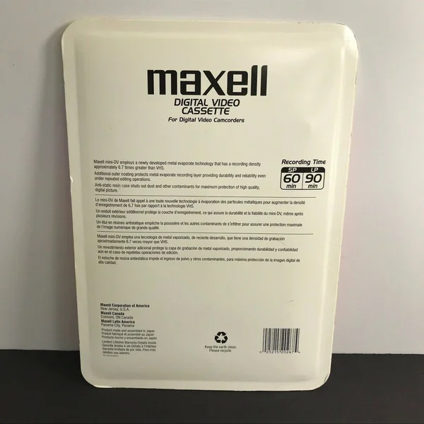 New Sealed Maxell Digital Video Cassette 8 Pack Mini DV 60min