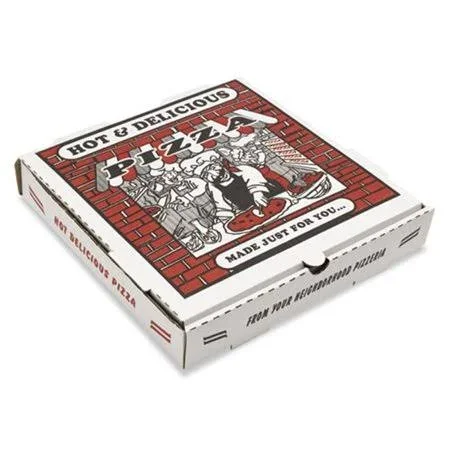 Box Pzcorb14 Pizza Takeout Containers, White - 14 in., Multicolor