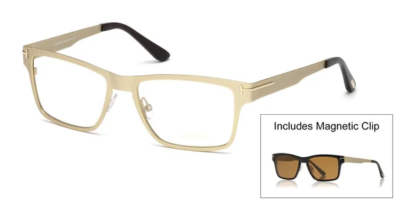 Tom Ford FT5475 Gold Brown 32e Eyeglasses