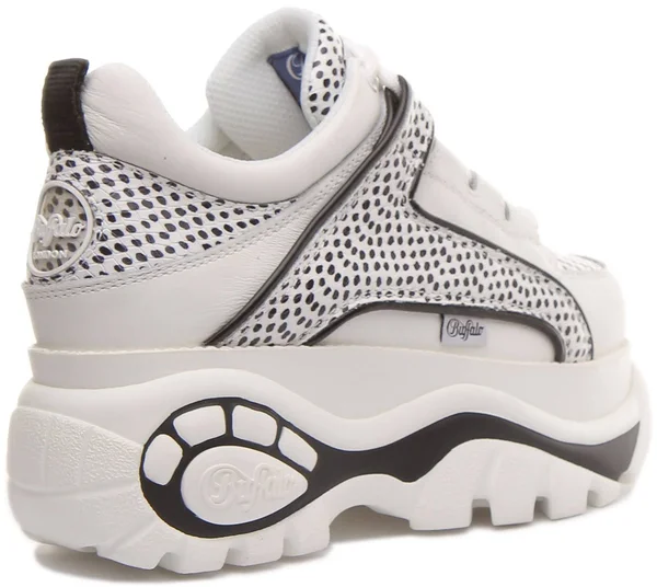 Buffalo 1339-14 2.0 in White Black for Women