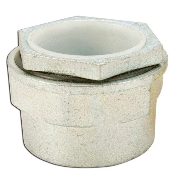 Appleton HUB-400 Straight Conduit Hub - 4 inch, Malleable Iron