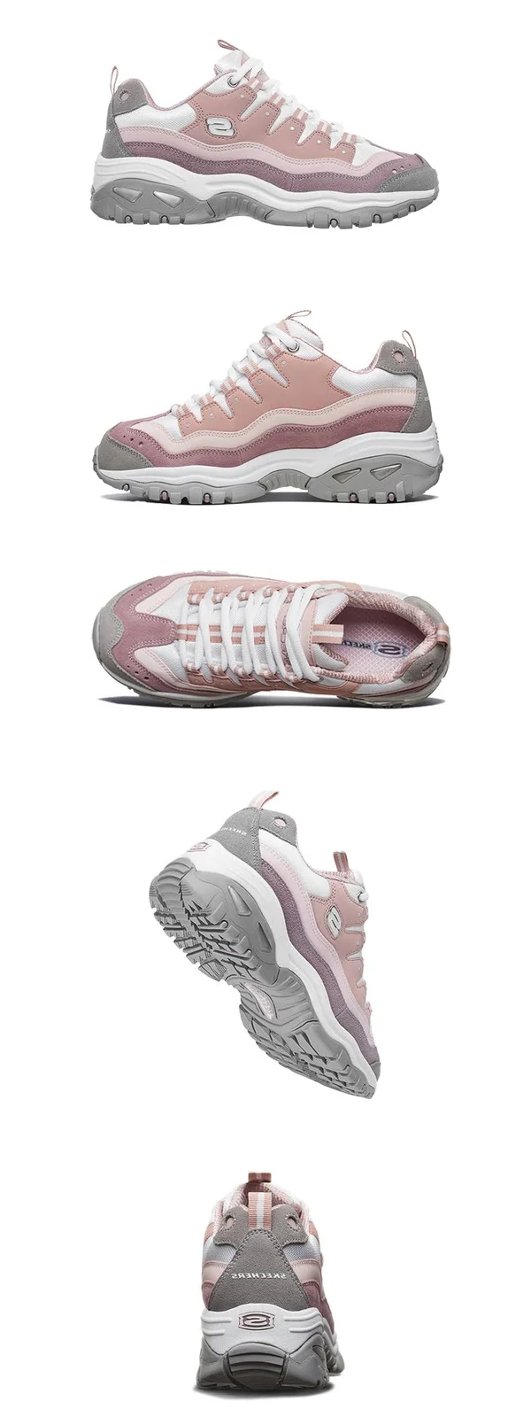 Skechers Women's Energy Ocean Tide Sneaker - Pink/Purple
