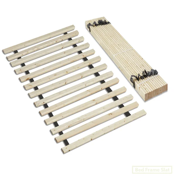 Onetan, Heavy Duty Wooden Bed Slats/Bunkie Board Frame, Size: Twin-XL, Beige