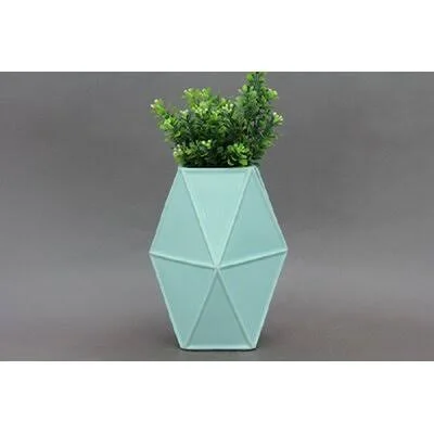 Geometric Ceramic Vase Latitude Run