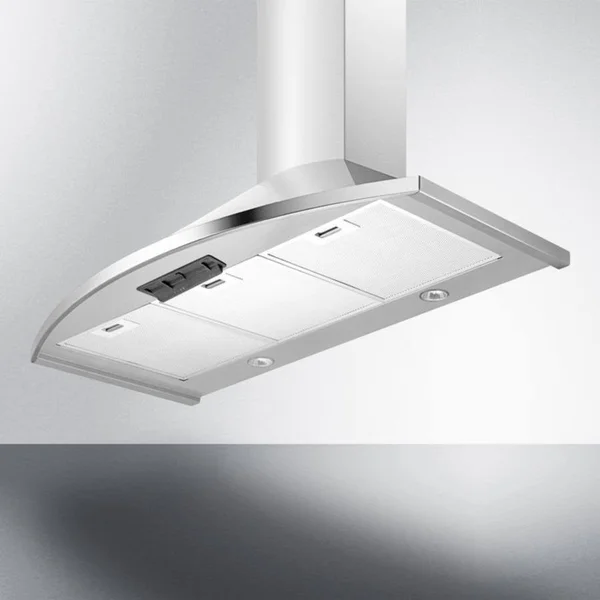 Summit SEH2636 36x22 European 500 CFM Range Hood in Stainless Steel
