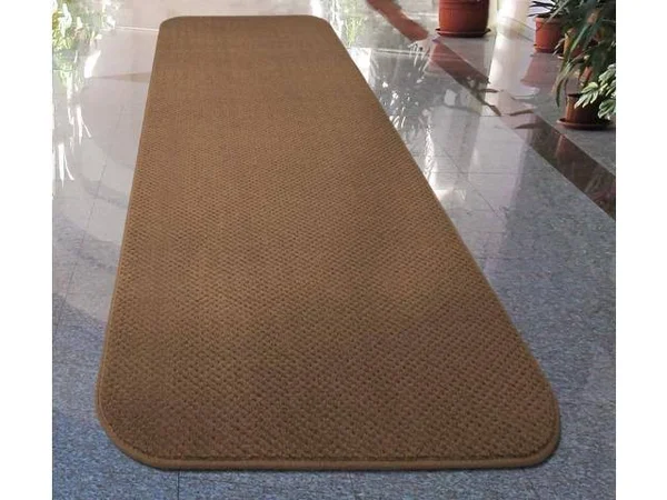 House, Home and More Skid-Resistant Carpet Runner - Toffee Brown - 22 ft. x 27 in. - Many Other Sizes to Choose from