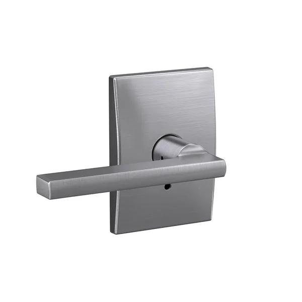 Schlage Custom FC172LAT626CEN Latitude Lever with Century Rose Non Turning Dummy Lock Satin Chrome Finish