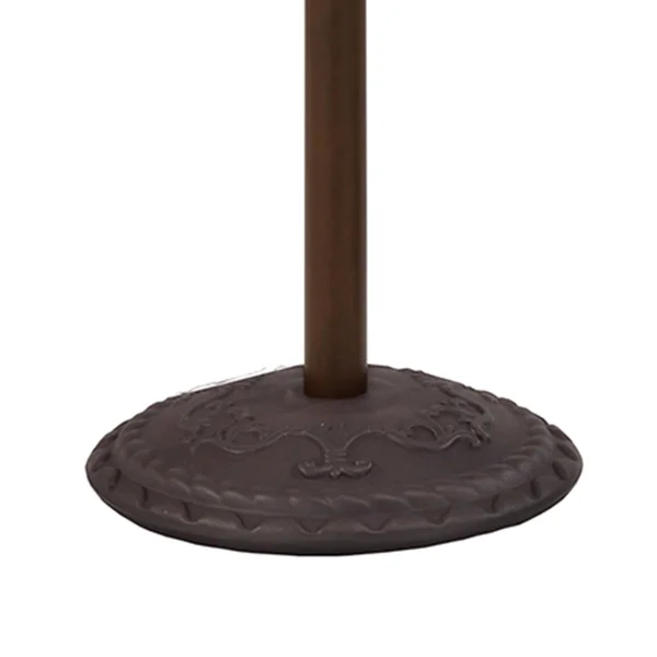 Metal/Wood Coat Rack, Walnut