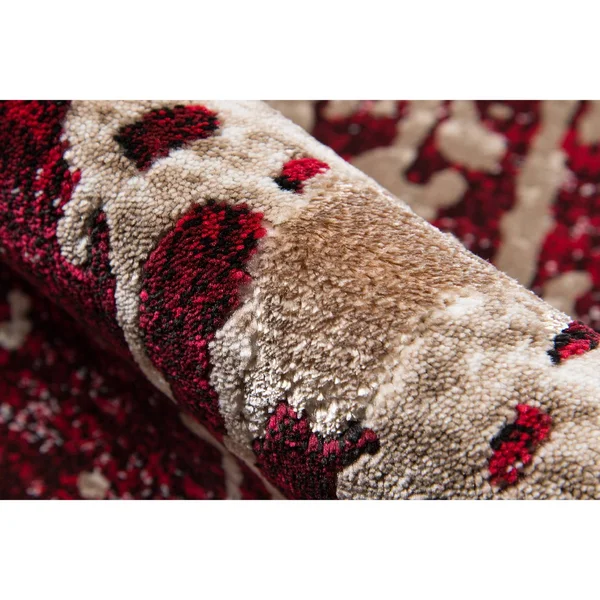 Momeni Monterey MO-02 3&3x22 x 5& Red Area Rug