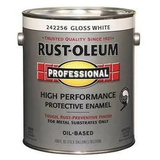Rust-Oleum 242256 1 gal. White Glossy Latex Interior/Exterior Paint