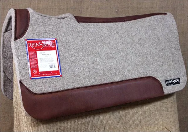 Reinsman Wool Felt Contour Saddle Pad 1in