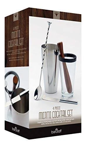 Kitchen Craft Luxe Lounge Mojito Cocktail Set - Set of 4