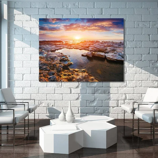 Picture Perfect International Trapany. Sicily - Italy, Europe Giclee Print Canvas Wall Art, 36 Inches x 48 Inches x 1.5 Inches