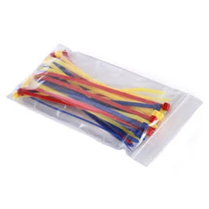 Zip Top Poly Bags, 4 mil, 5 x 8, Clear, 1000/Case, StockPKG 3720A