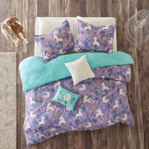 Urban Habitat Kids Lola Duvet Cover Set Purple Full/Queen
