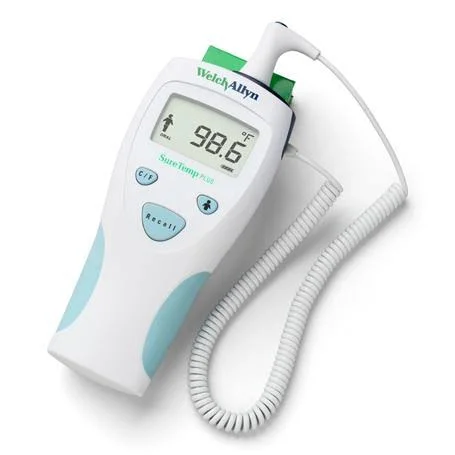 Welch Allyn 01690-300 SureTemp Plus 690 Electronic Thermometer w/ Wall Mount - 9ft Oral Probe