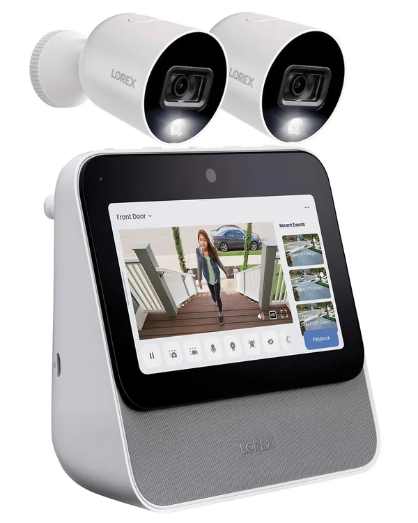 Lorex Home Center with 2 1080p Wi-Fi Outdoor Cameras