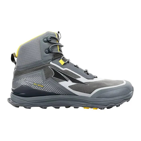 Altra Men's Lone Peak All-Wthr Mid Gray/Yellow, 10.5