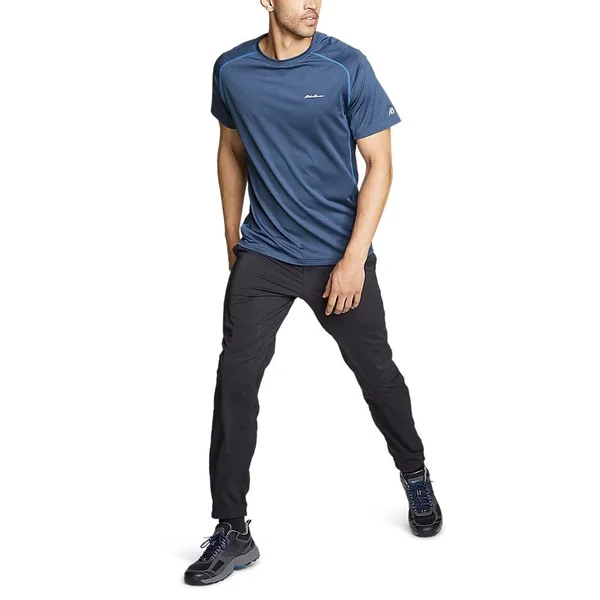 Eddie Bauer Men's TrailCool Short-Sleeve T-Shirt - Blue - XXXL