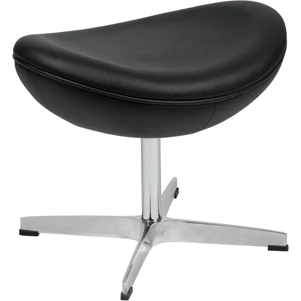Flash Furniture Black LeatherSoft Saddle Wing Ottoman