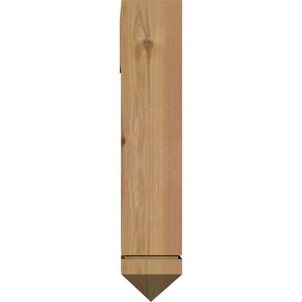 3 1/2 inchw x 18 inchd x 20 inchh Avery Arts & Crafts Ironcrest Smooth BRACKET, Western Red Cedar (1 1/2 inchw x 10 inchd x