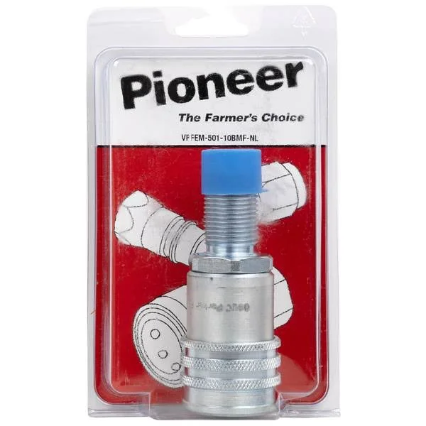 Pioneer Bulkhead Flare Skid Steer Coupler