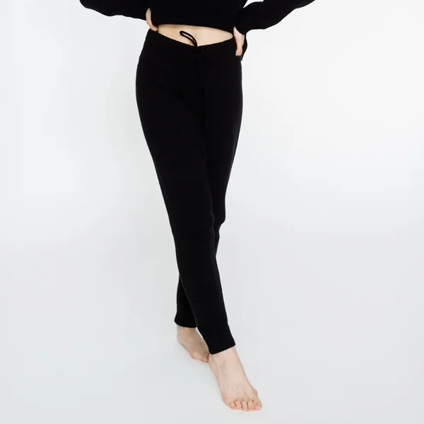 Faux Cashmere Fontaleoni Jogger Small - Black by Pudus Lifestyle Co.