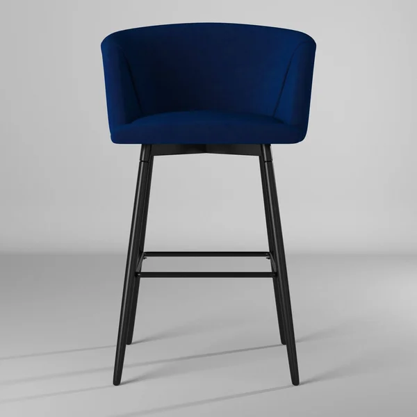 Furniture R Mid-Century Modern Velvet Bar Stool (Set of 2) - Rose