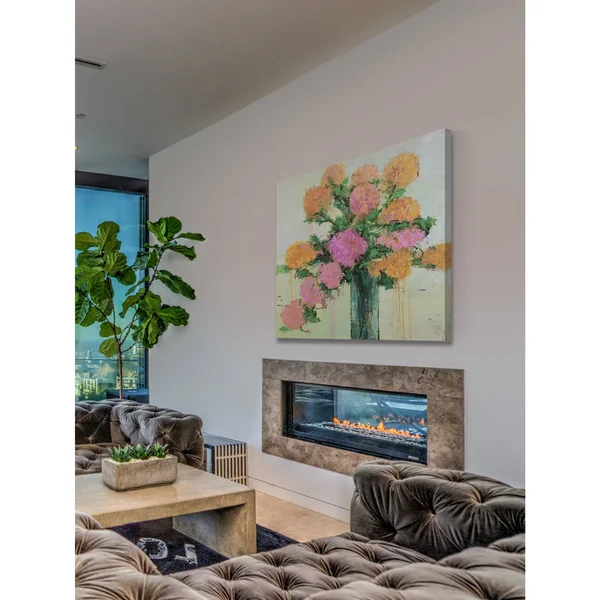 Flower Remedy I Painting Print on Wrapped Canvas - Size: 18 x 18