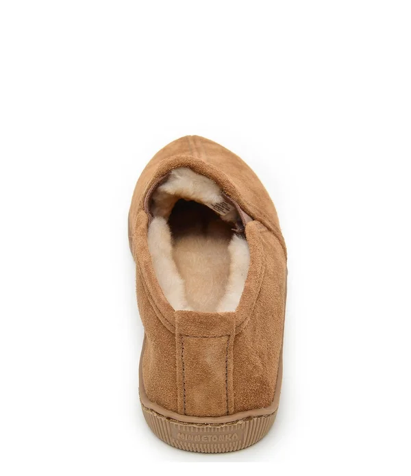Minnetonka Twin Gore Sheepskin 7 Men's Tan