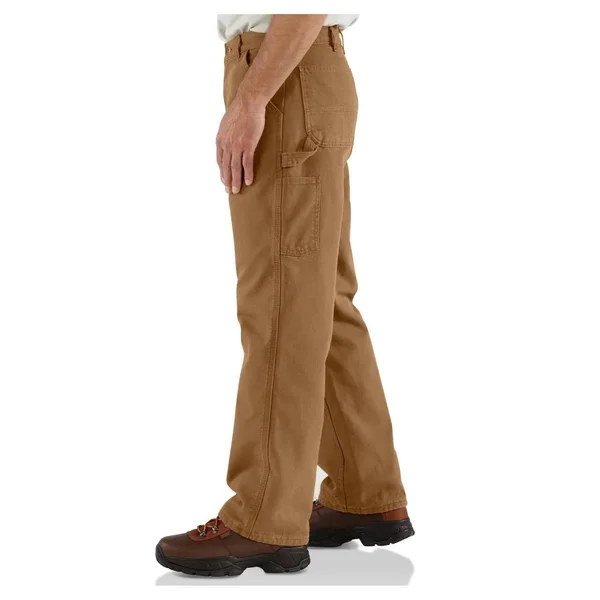 Carhartt Men's Flannel Lined Washed Duck Dungaree