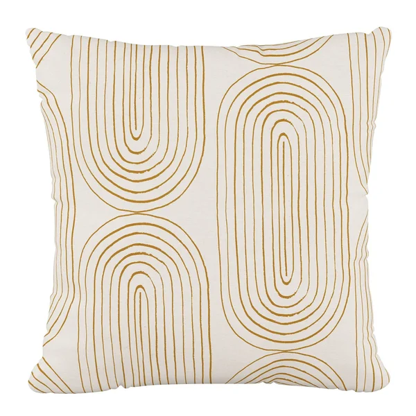 Oblong Outdoor Throw Pillow Mustard - Skyline Furniture