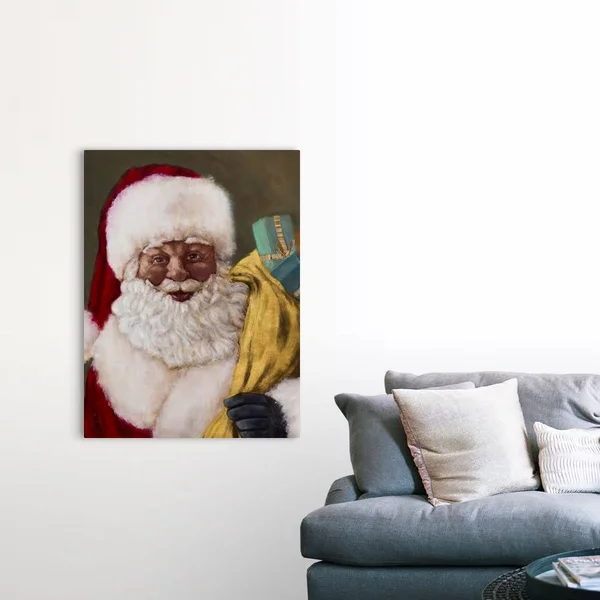 Saint Nick Arrives, Canvas Wall Art, 36x48, Great Big Canvas