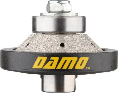 Damo 3/8 inch Bevel Diamond Hand Profiler Router Bit Profile Wheel with 5/8-11 Thread for Granite Concrete Marble Countertop