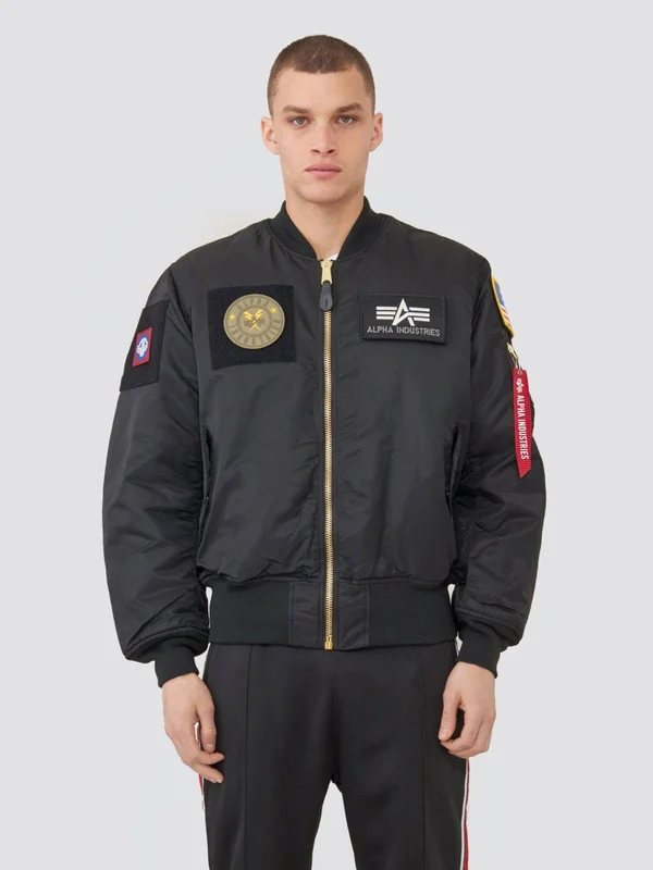 Alpha Industries, MA-1 Flex Bomber Jacket Black, 2XL
