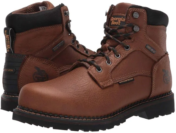 Georgia Men's Giant Revamp Waterproof Work Boot - GB00316, Brown