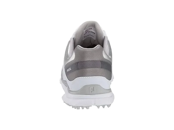 FootJoy Pro SL Women's Golf Shoes White/Silver/Grey : 8 M