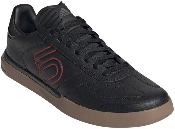 Five Ten Men's Sleuth DLX PU Shoe - 13 - Black - Scarlet, Gum