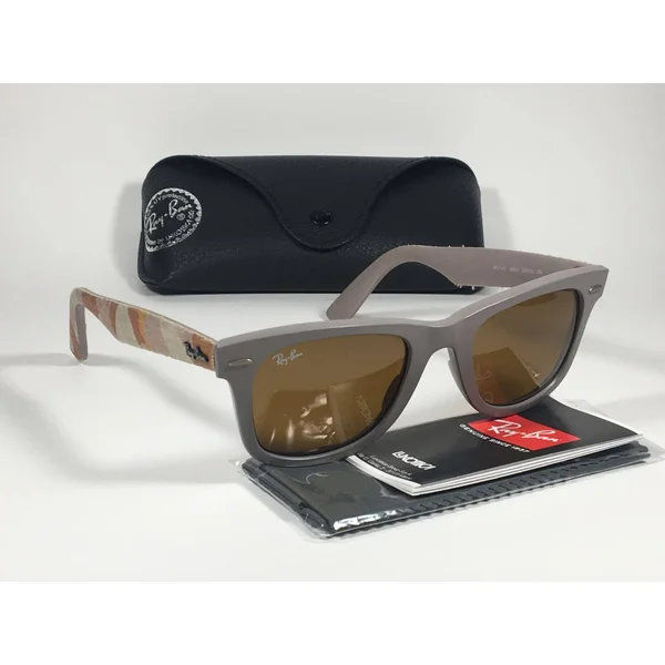 Ray-Ban Men's Original Wayfarer Sunglasses - Multicolor Frames/Brown Lenses