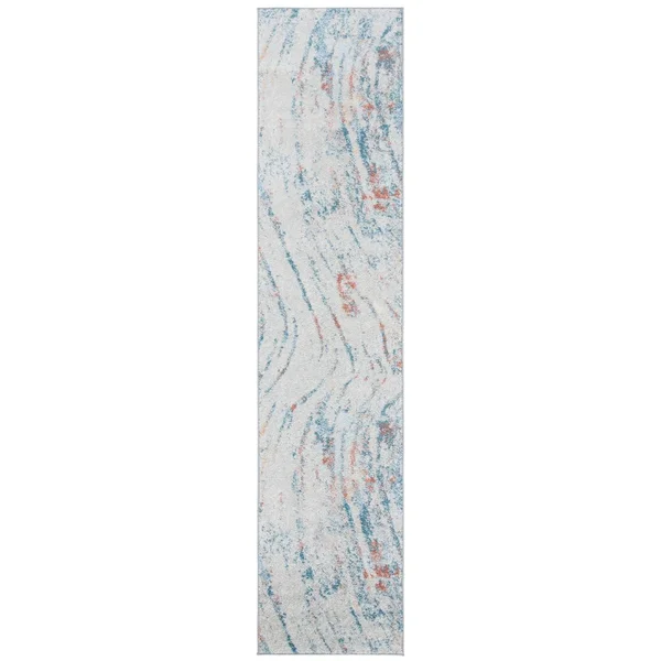 Safavieh Tulum Rug Collection TUL236A - Ivory - Dark Blue - 6& x 9&