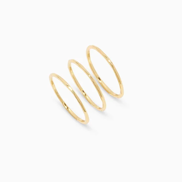 G Ring Set in Gold - Women's Size 4 by Core