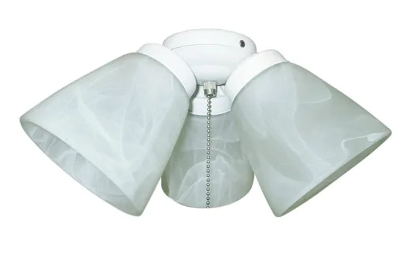 Harbor Breeze 3-Light White LED Ceiling Fan Light Kit, LKL635LW-W