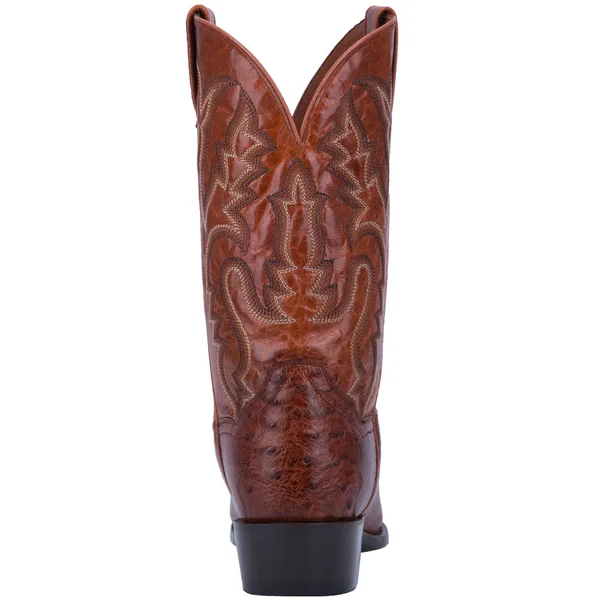 Dan Post Men's Pugh Cowboy Boot Dpp5210 - Cognac Ostrich