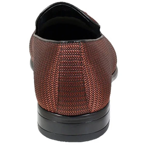 Men's Stacy Adams Tazewell Plain Toe Tassel Slip-On - Size: 12, Red
